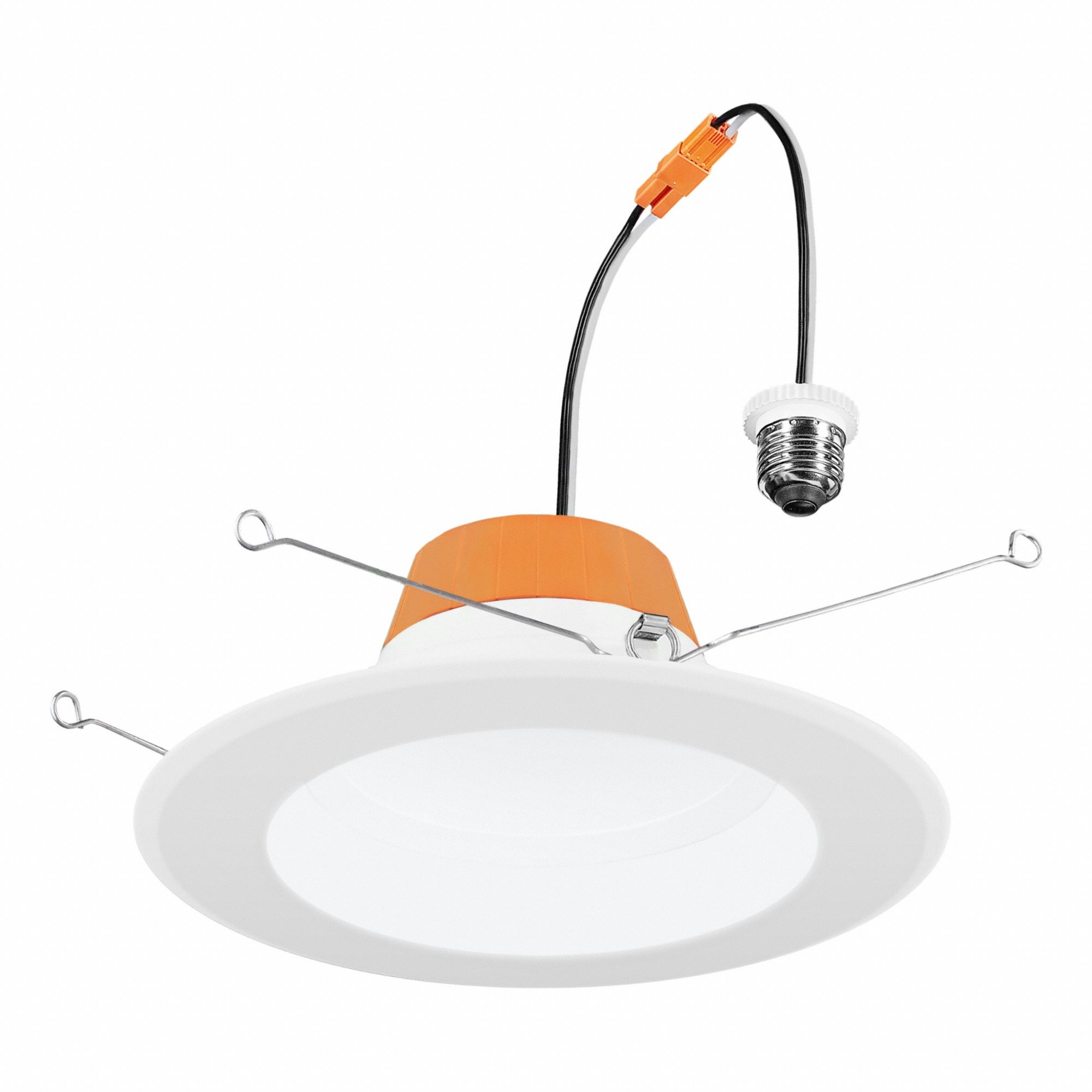 Downlight: 5 in_6 in Dia, 725 lm, 2700K/3000K/3500K/4000K/5000K, 8 W, 120V AC, 2 3/4 in Overall Ht