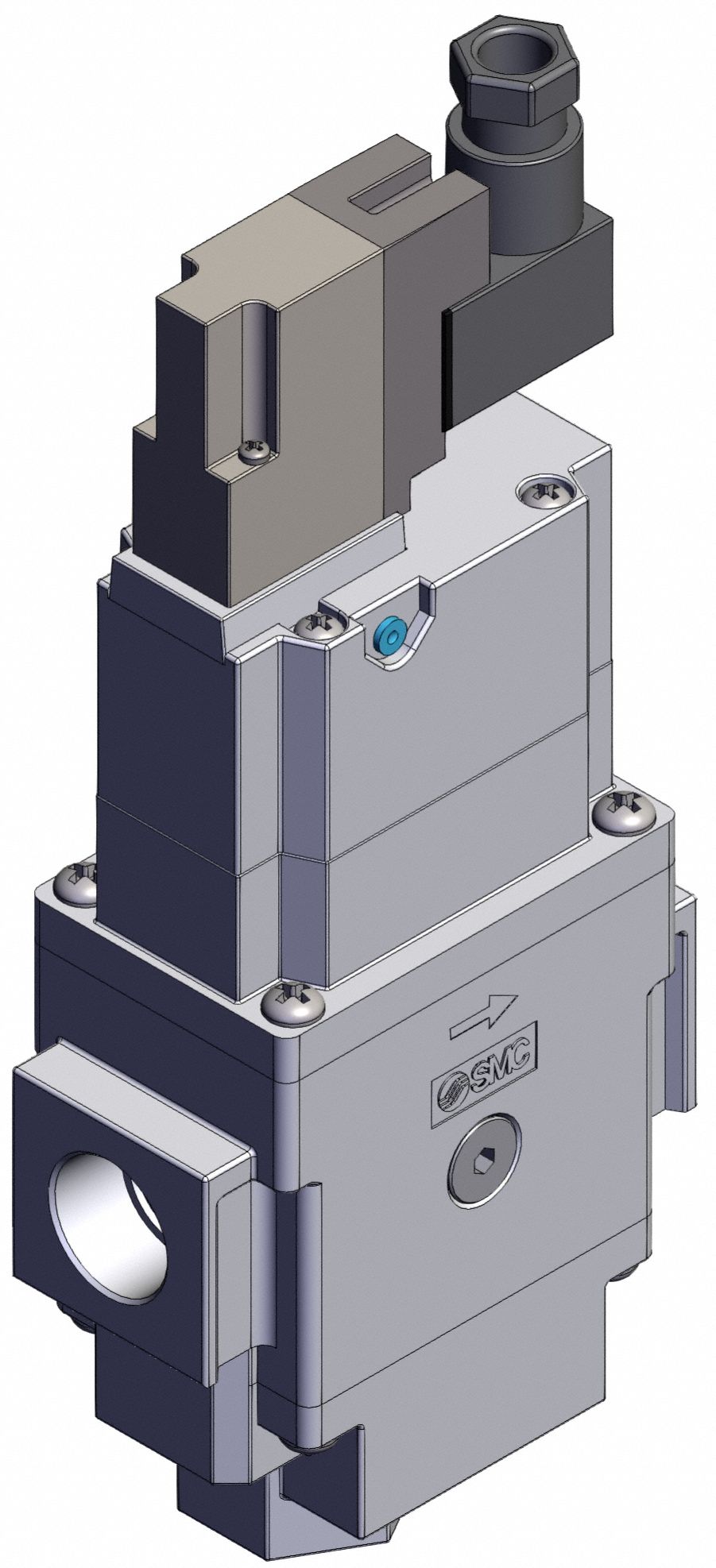 Soft Start Valve: 3/8 in NPT, 3/8 in Port Size, 24V DC, 0.2 MPa to 1 MPa, 0°C to 60°C