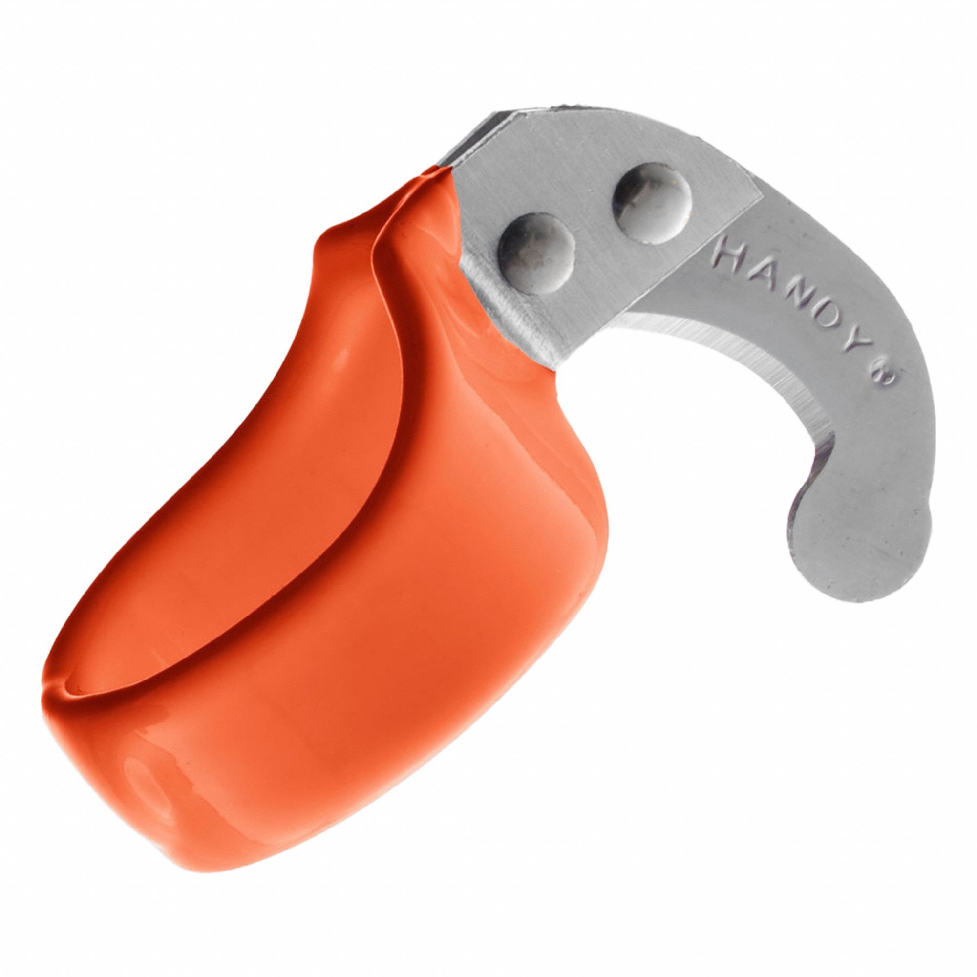 Ring Knife: 4 in Overall Lg, Steel, 1/2 in Blade Projection Lg, Orange, 12 PK