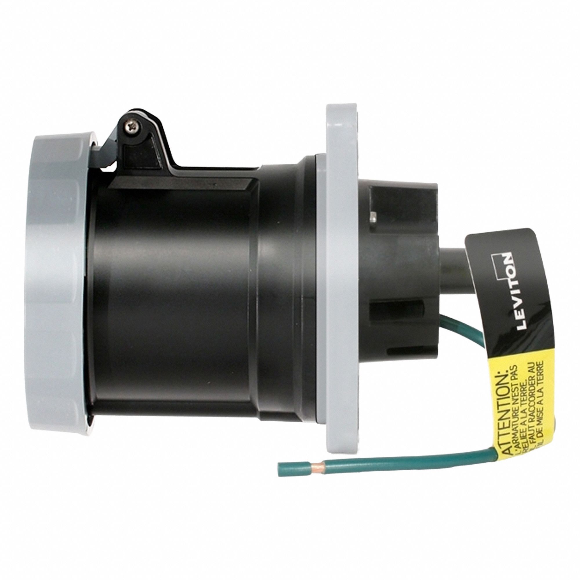 PIN SLEEVE RECEPTACLE,BLACK,60 A