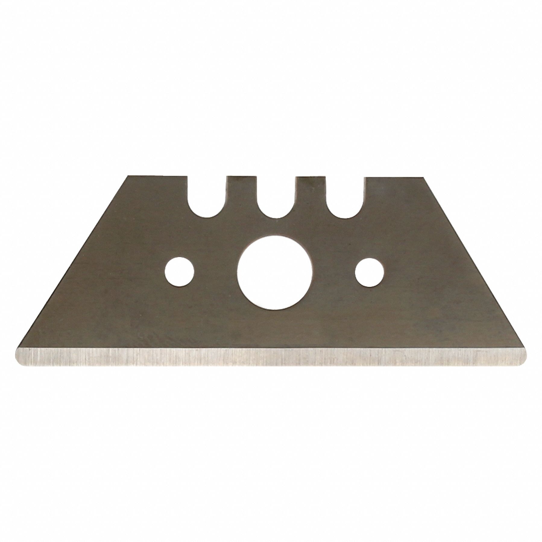 Utility Blade: 2 in Blade Lg, 3/4 in Blade Wd, Steel, 100 PK