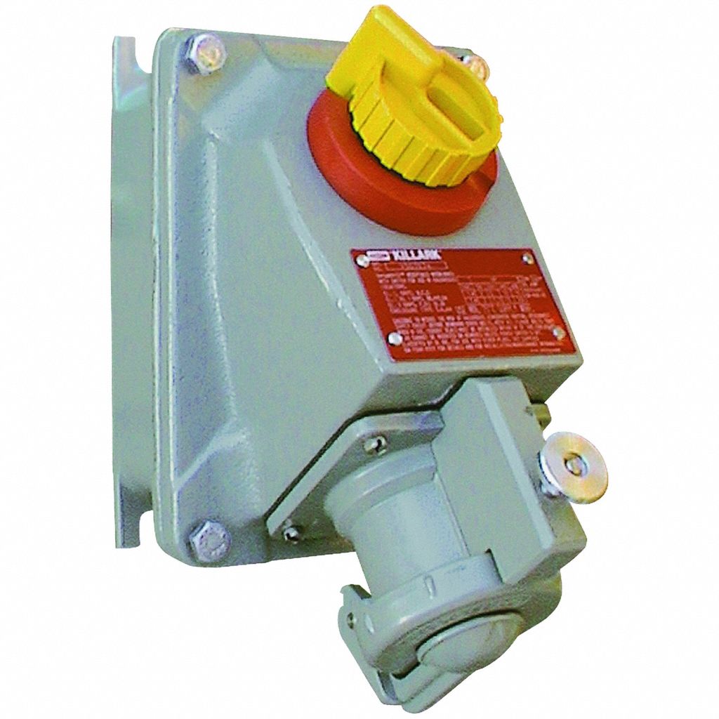 HUBBELL Mechanical Interlock: 600V AC, Single Phase, 30 A, 2 Pole, 3 Wire (MPN VSQ3023). Key specifications — Brand: HUBBELL; Reverse Service: No.