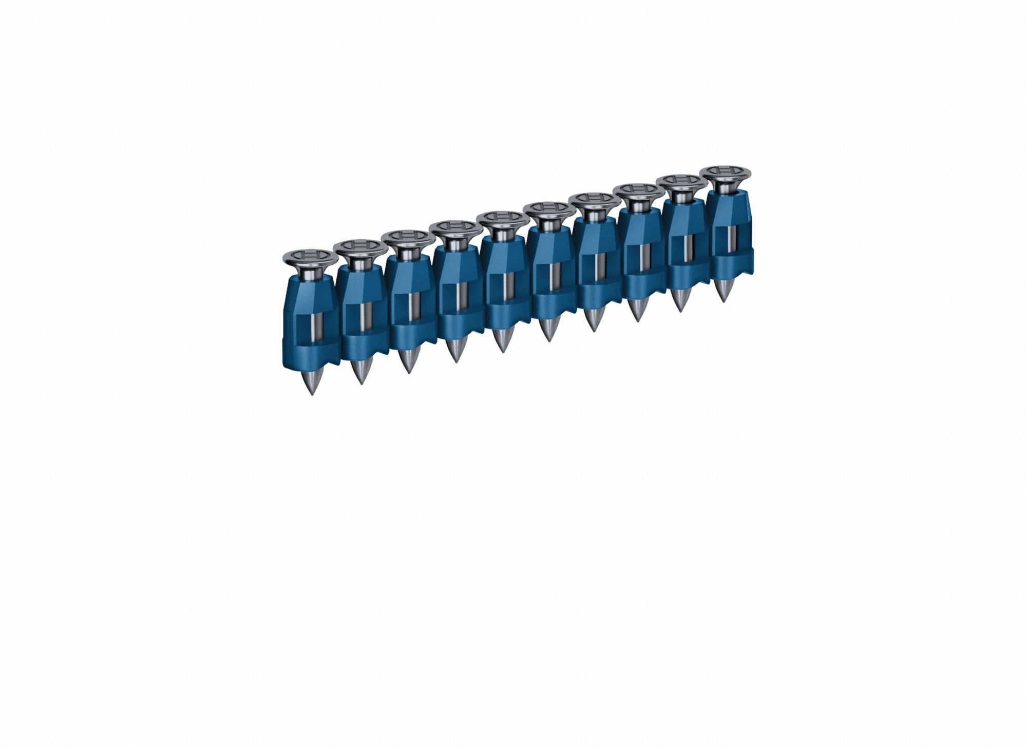 Concrete Pin: Concrete Nails, Offset Round, Smooth, 5/8 in Overall Lg, 0.106 in Shank Dia