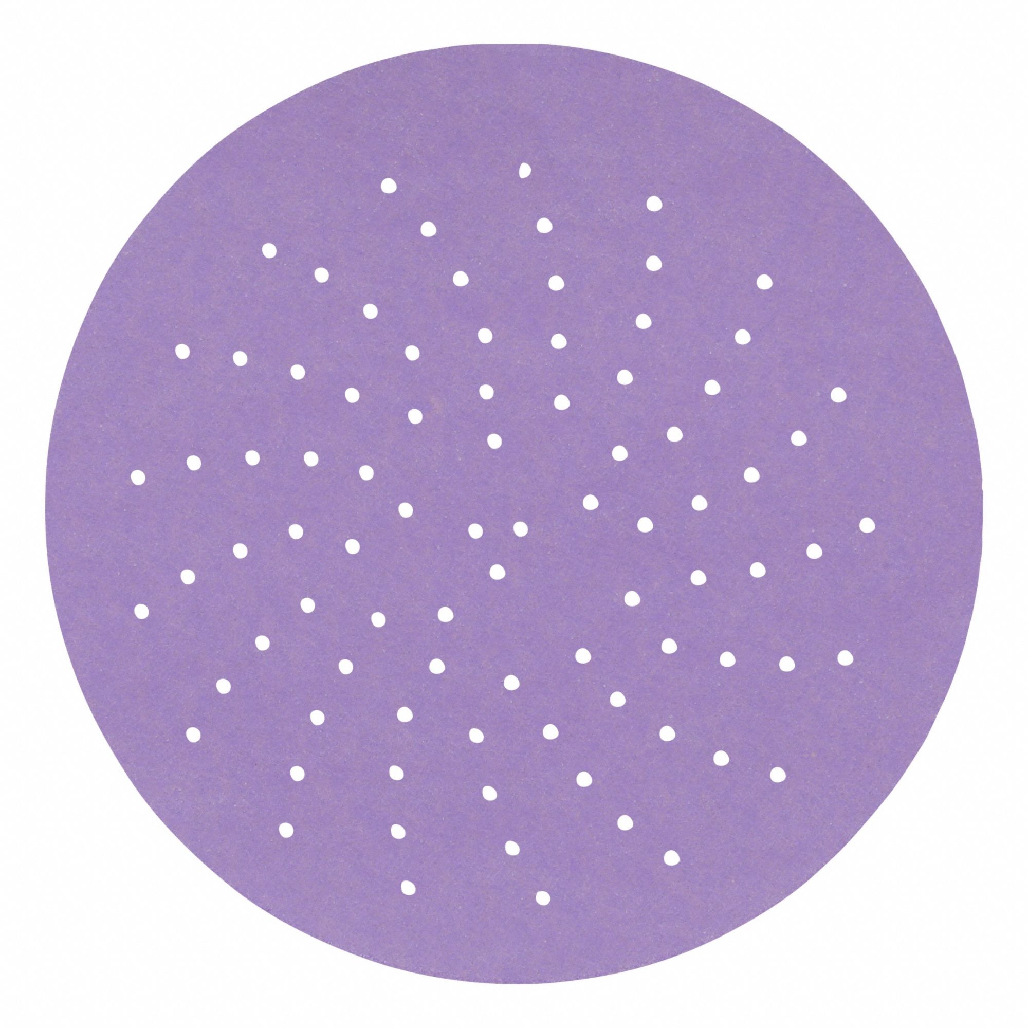 Sanding Discs: 3 in Dia, Multi-Hole, Ceramic, 1000 Grit, C Wt Paper, 732U, 50 PK