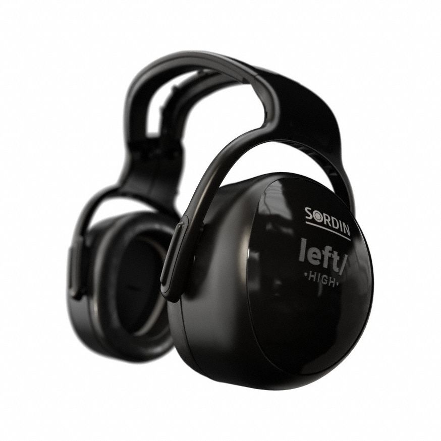 Earmuffs 28 dB Black Foldable