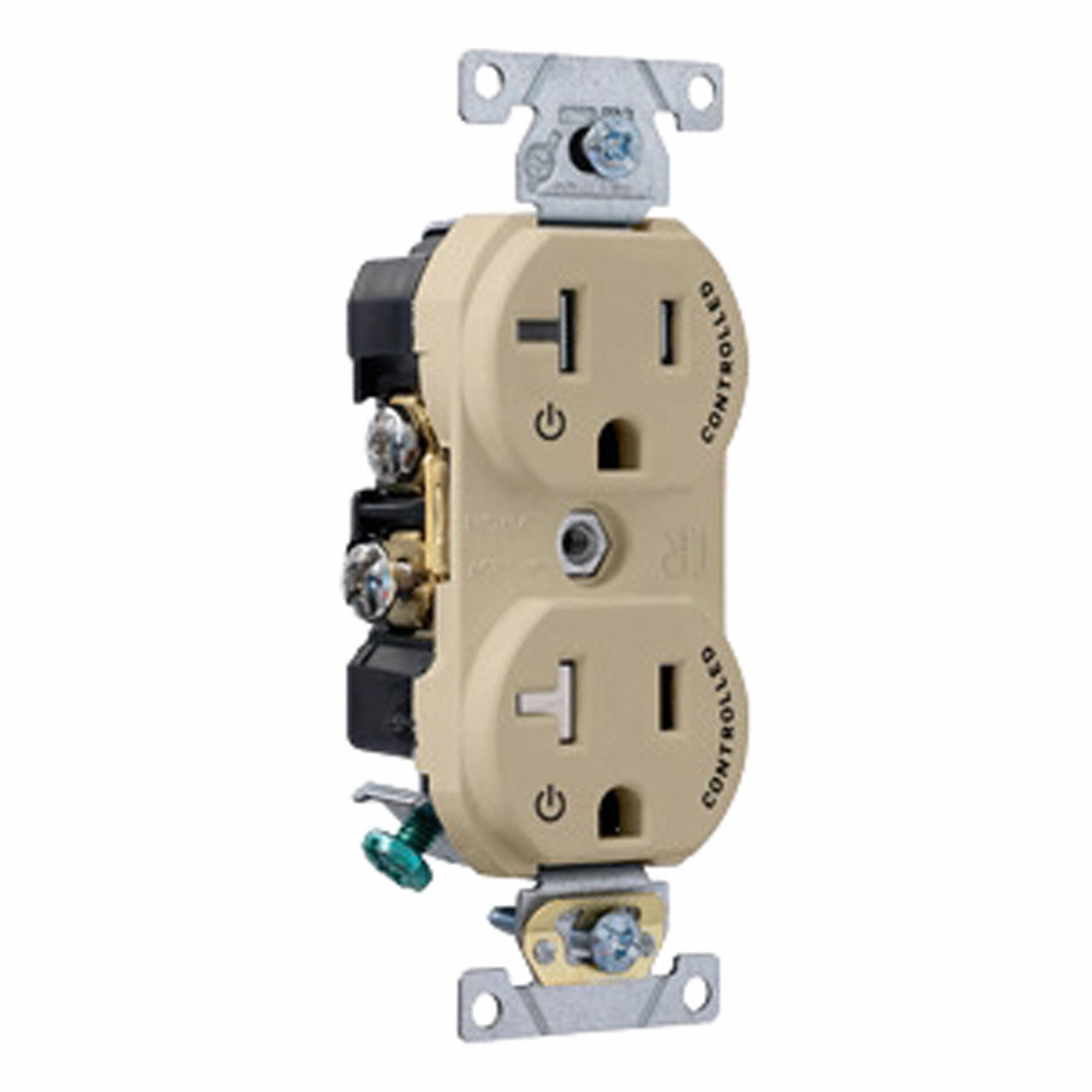 Duplex Outlet Ivory 20A 125V TR