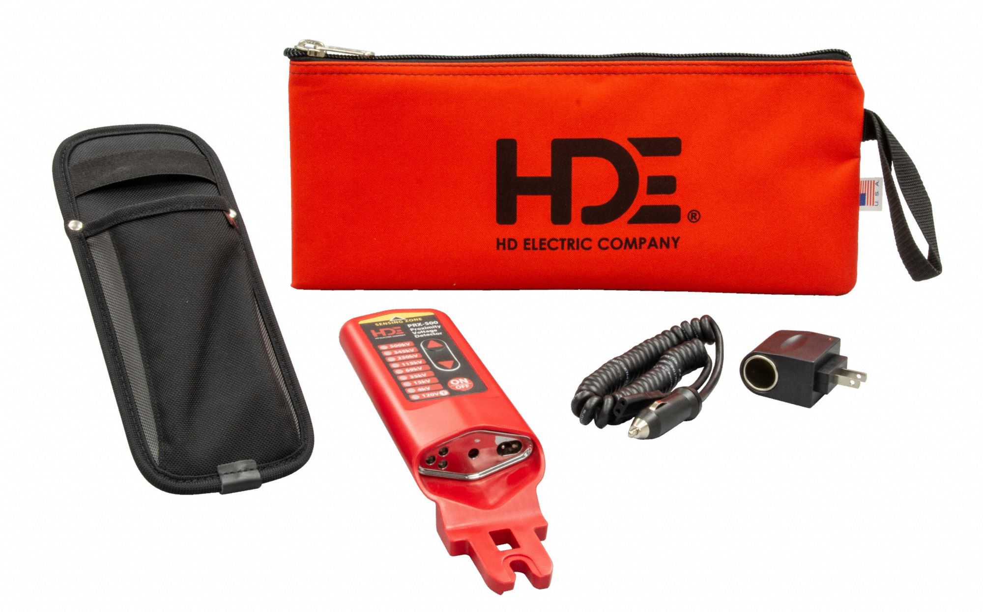 Hot Stick-Compatible High-Voltage Detector: 120 V to 500 kV, 25 to 400 Hz, Audible/Light