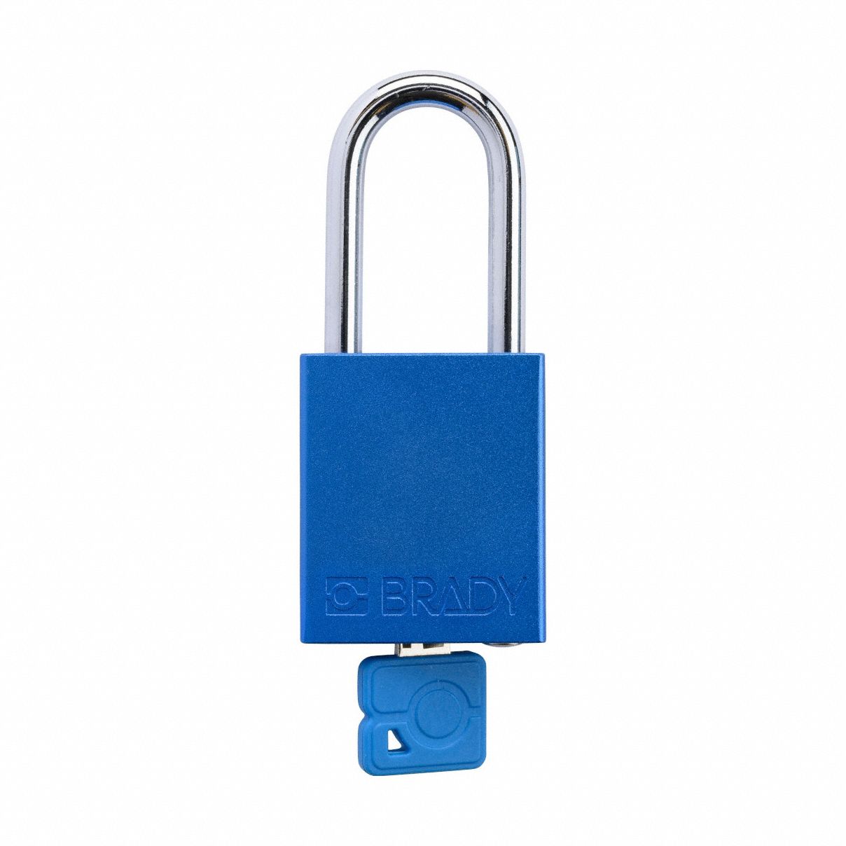 Padlock Alum BLU 1.5in Steel KeyCode1
