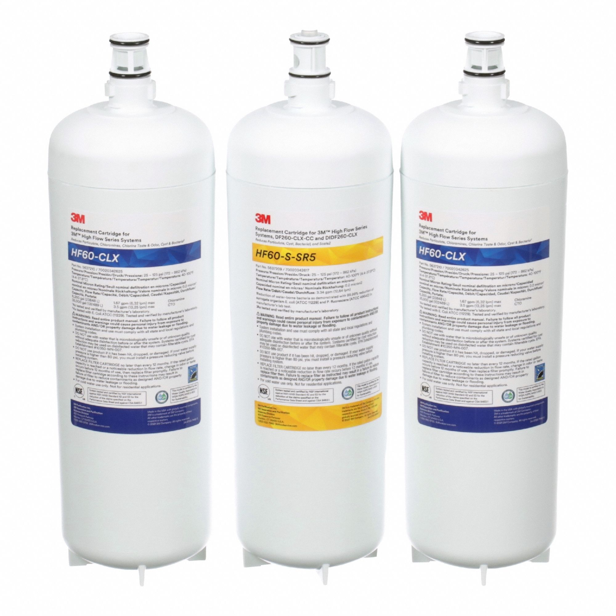 Filter Pack: 0.2 micron, 7 gpm, 70, 000 gal, 5 7/8 in Overall Ht, 15 1/8 in Overall Dia