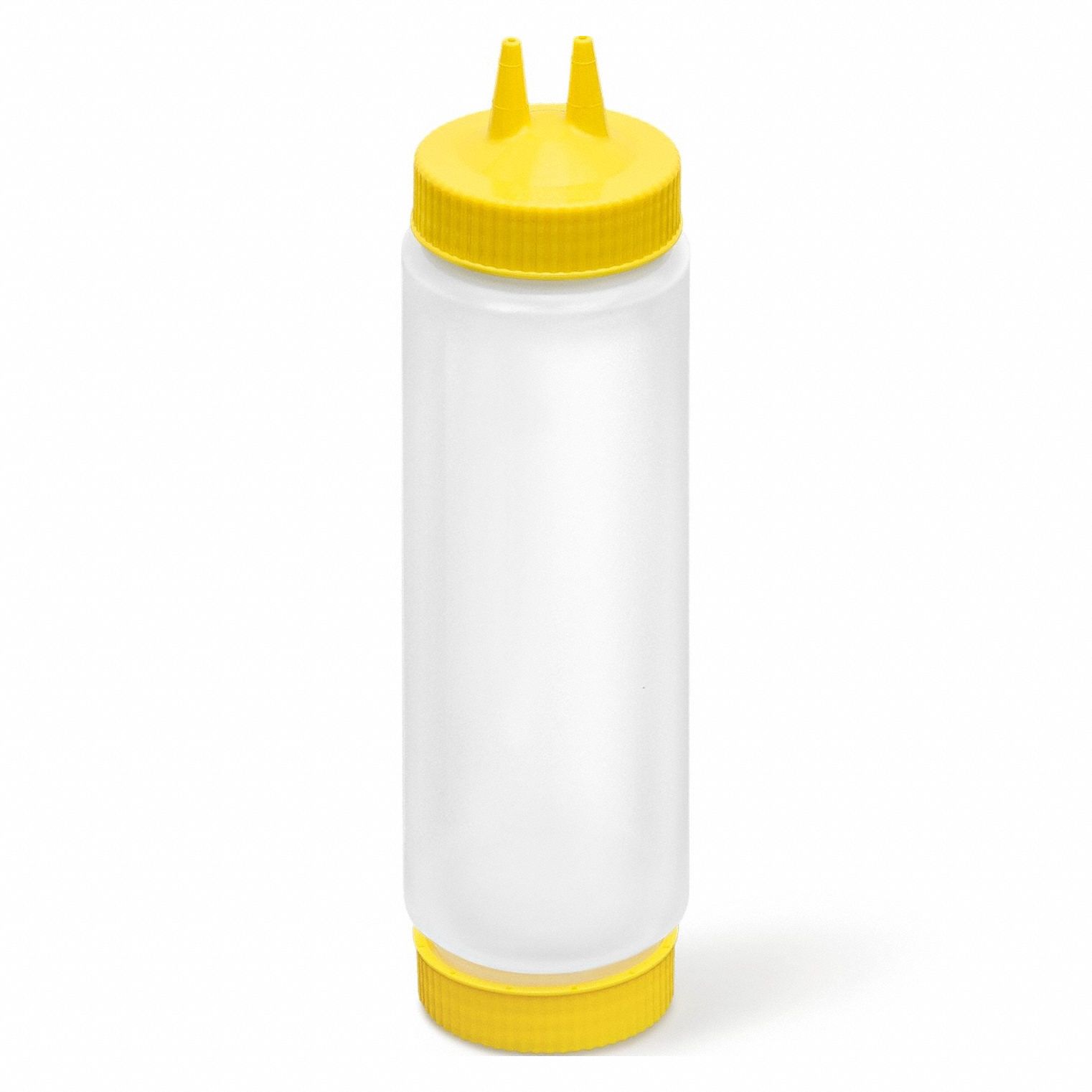 Squeeze Bottle Clear/Yellow Polyethylene