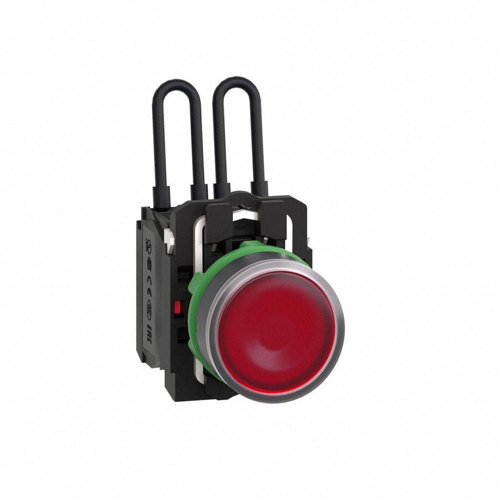 Pilot Light: 22 mm Panel Mounting Size, Red, LED, XB5 Series