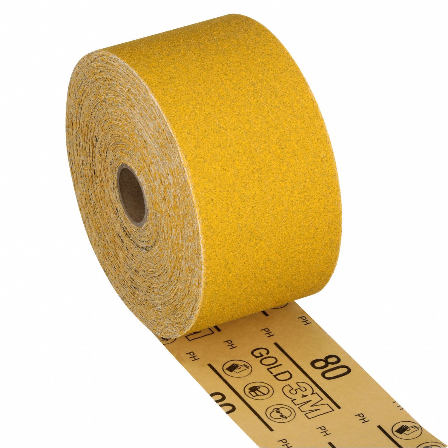 Sandpaper Roll Grit 80 Coated Gold