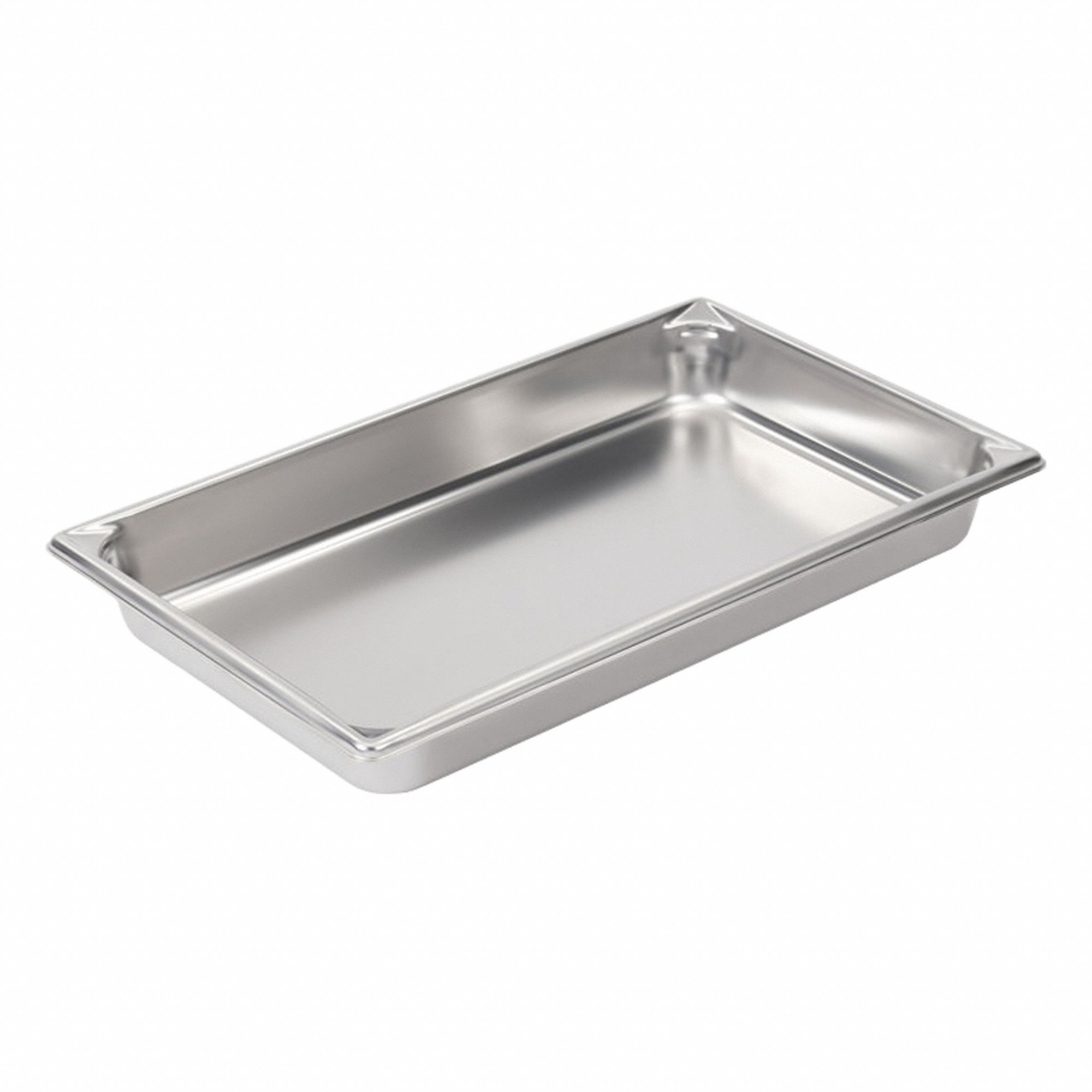 Steam Table Pan: Full Size, Rectangular, 22 ga Gauge, 8.3 qt Capacity, NSF Certified