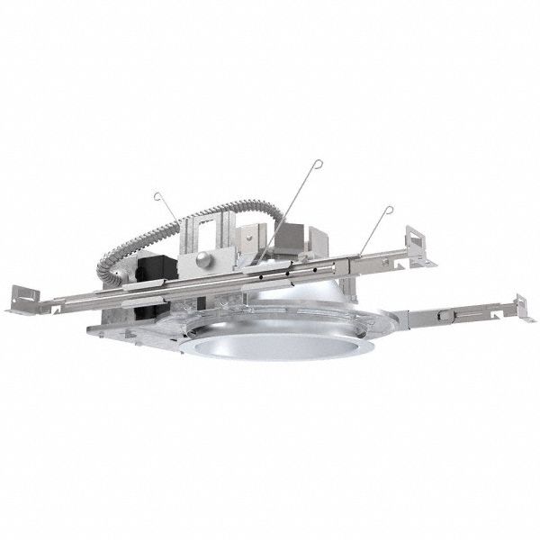Downlight Trim: 6 in Dia, 57.7 W, Clear
