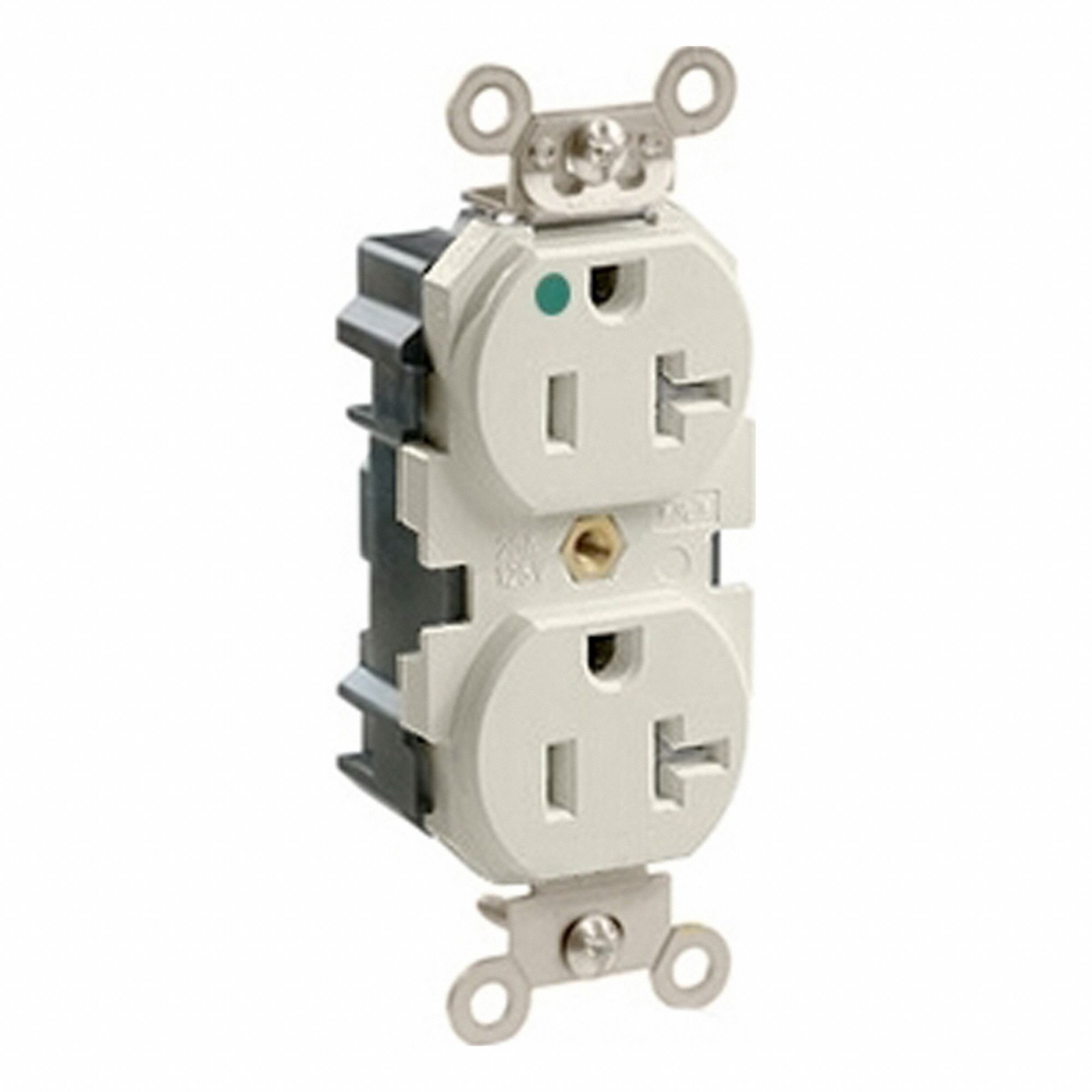 Lev-Lok Dup 20A 125V HG/TR LtAl