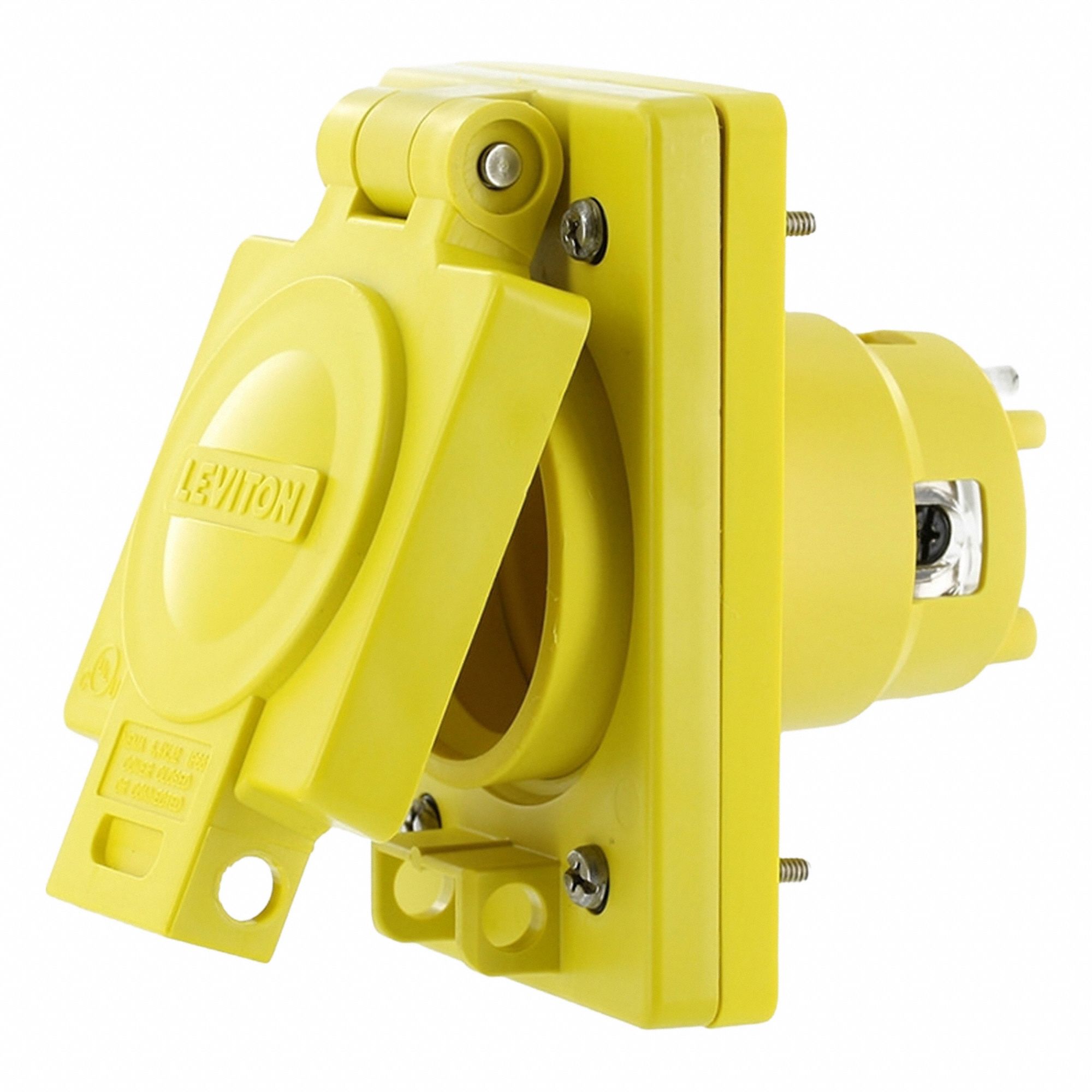 Flush Mounting Locking Receptacle: 30 A, 120/208V AC, L21-30R