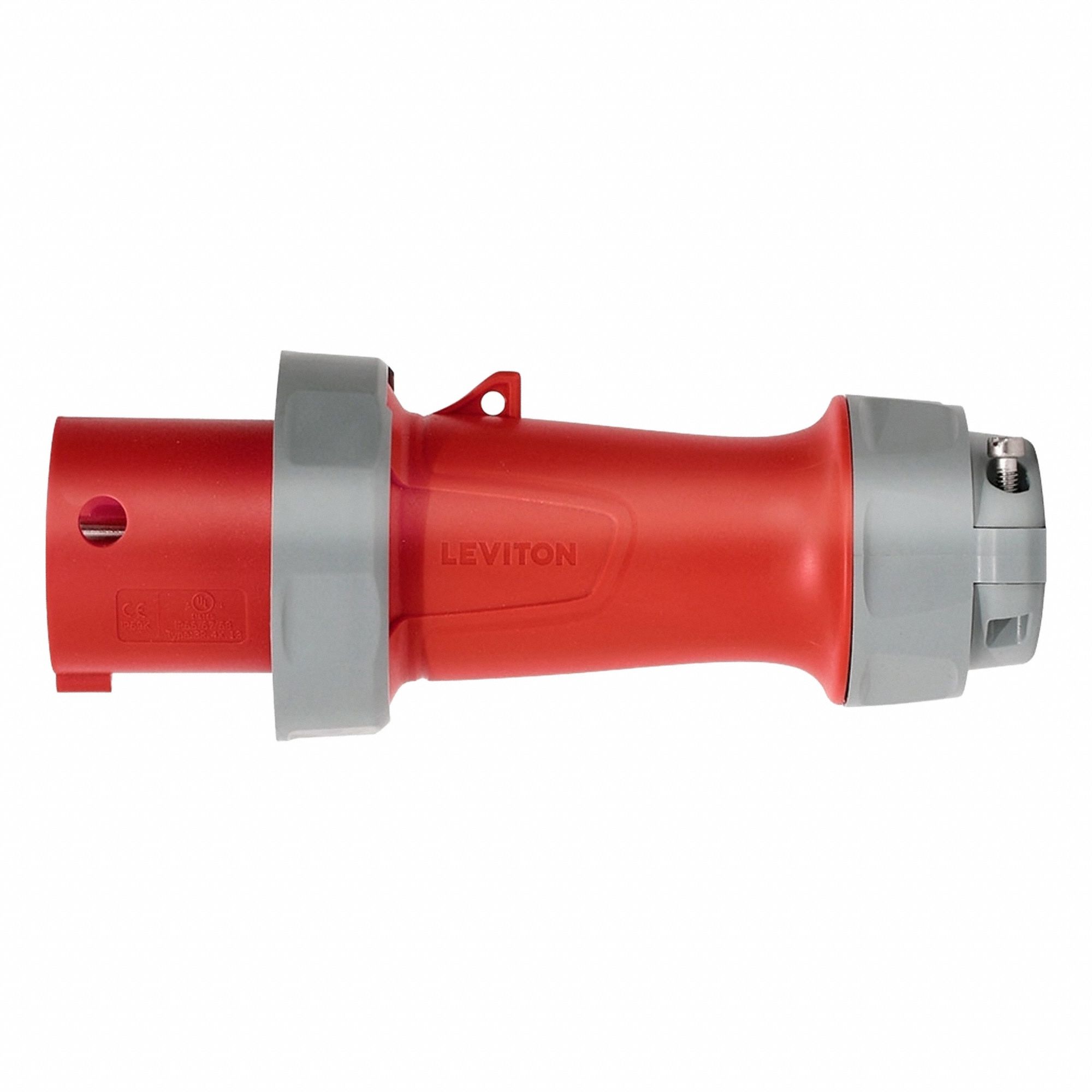 Pin & Sleeve Plug: 100 A, 480V AC, 15 hp Horsepower Rating, 3 Pole / 4 Wire Poles & Wires