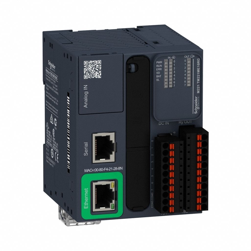 Logic Controller: (2) Analog In, (8) Relay Out