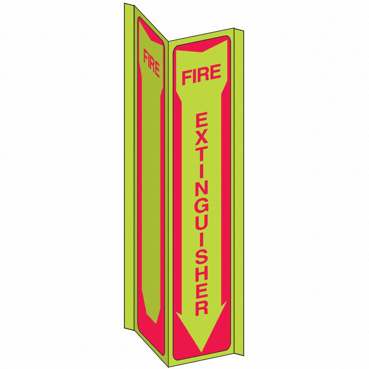 3 WAY SIGN FIRE EXTING. / GLOW