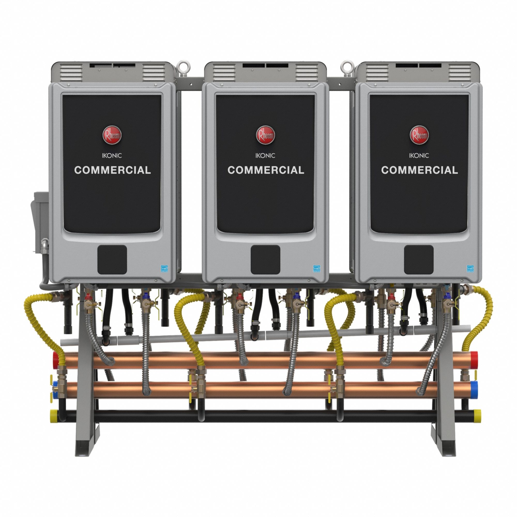 Gas Tankless Water Heater: Outdoor, Liquid Propane, 11.1 gpm, 54.3 in Overall Ht