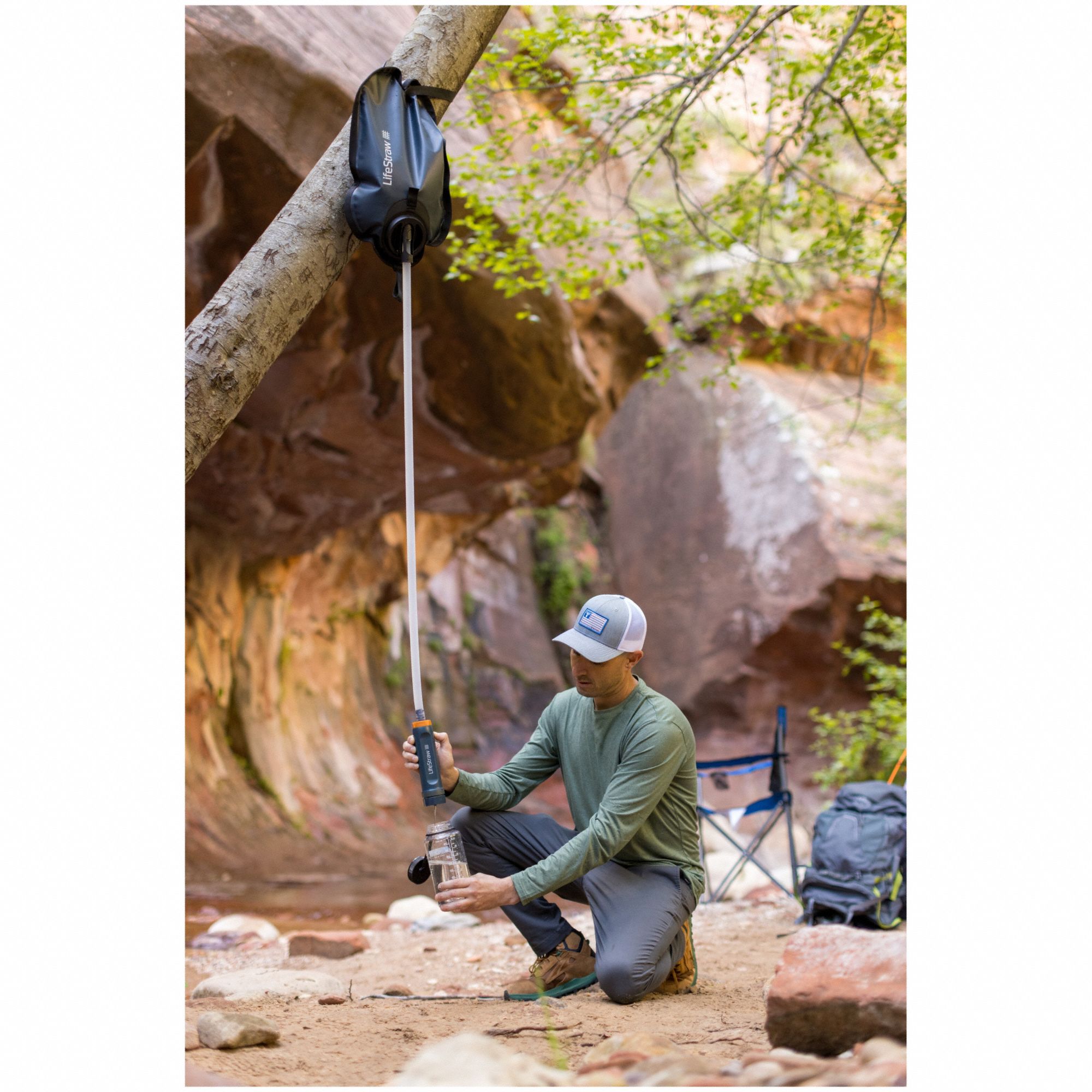 Water Purification System, Blue, TPU