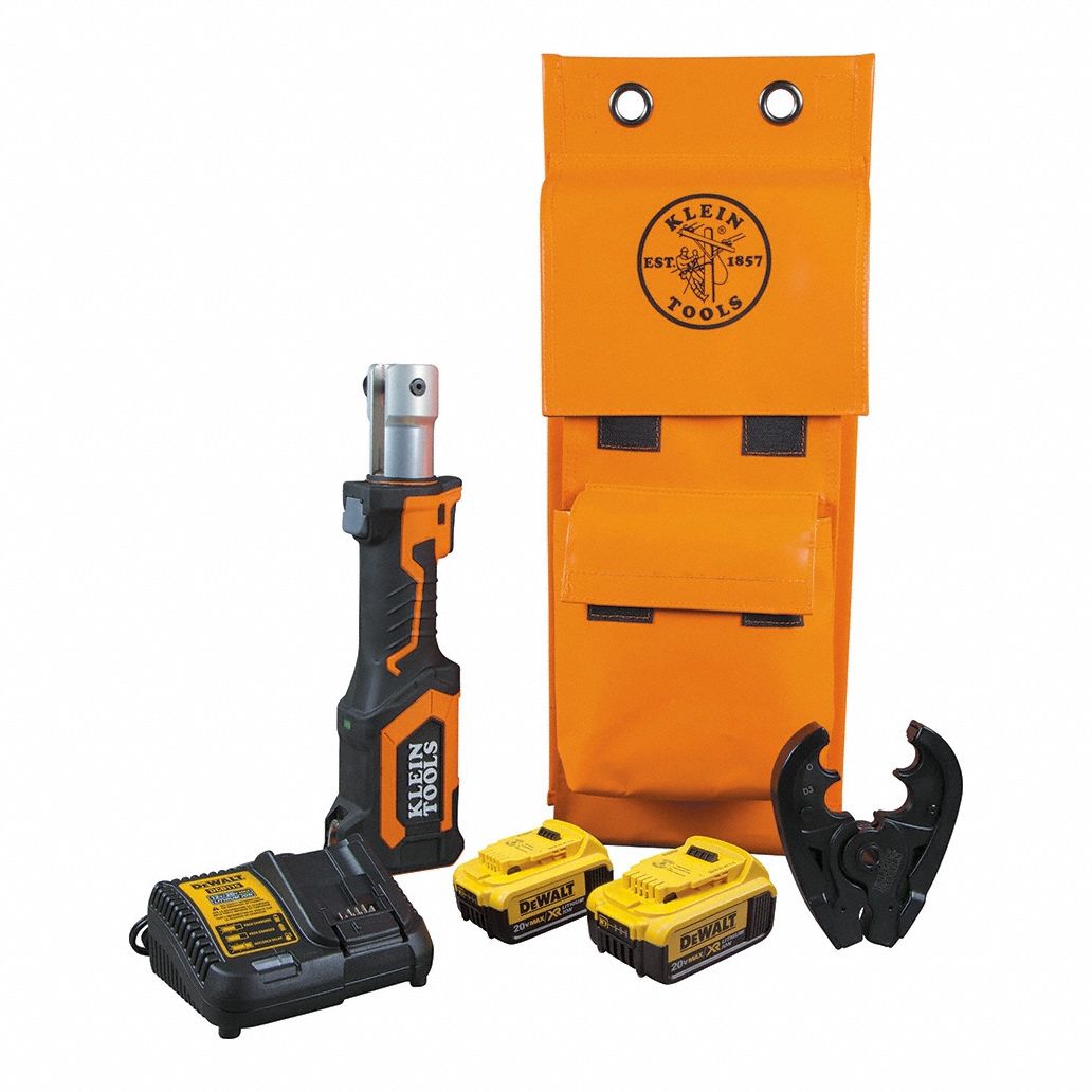 Cordless 7-Ton Crimper Kit 4 Ah