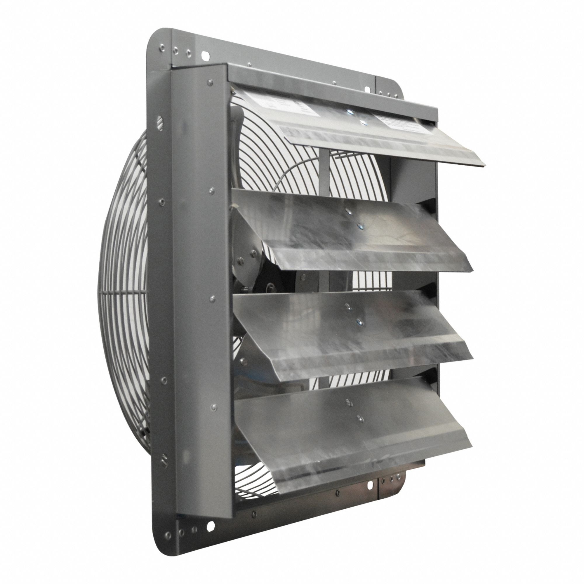 18 in Blade, 3 Speed, Galvanized Shutter Fan - 788N45|GSF3-18A - Grainger