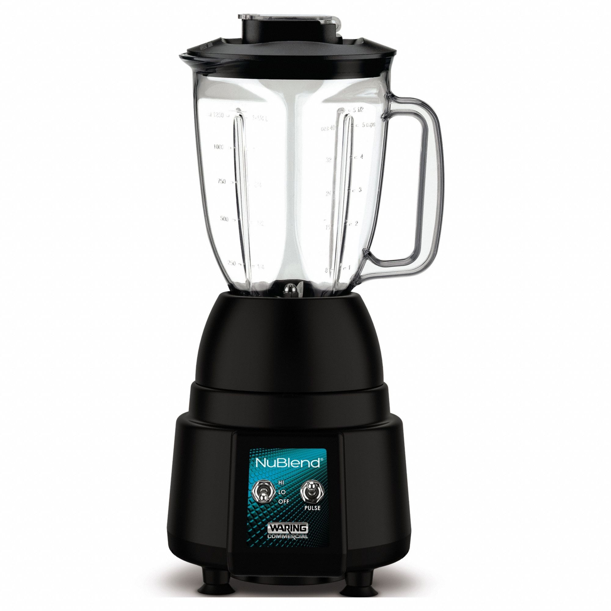 Bar Blender: 44 oz Capacity, 3/4 hp Horsepower, 2 Speeds, Switch, Polycarbonate