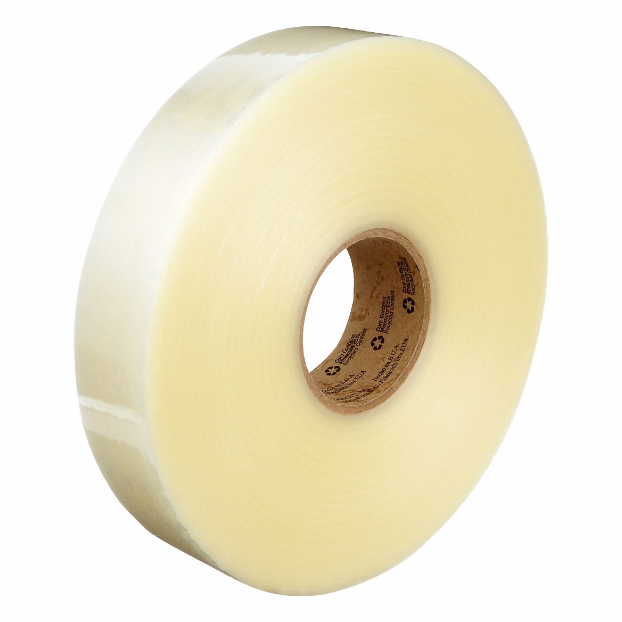 Carton Sealing Tape: 1.8 mil Tape Thick, 2 in x 1000 yd, 371, 6 PK