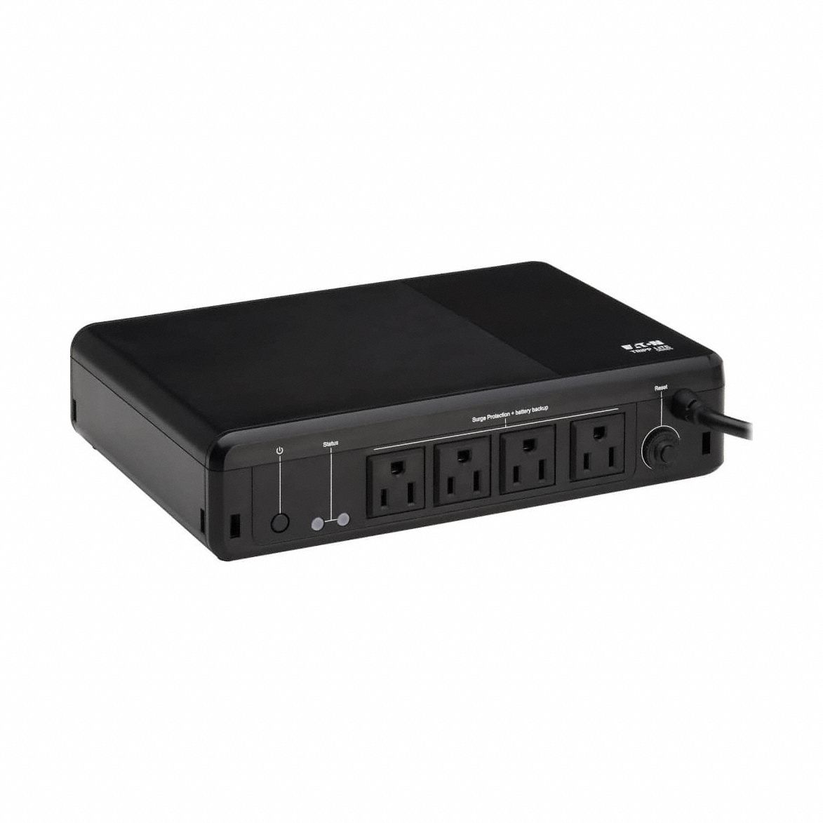 EATON TRIPP LITE UPS: Single Phase, 600 VA Power Rating, 120 V AC Input, 120 V Output, 5-15P (MPN BC600R). Key specifications — attr1044766: Single; attr1044781: Standby; attr232986: EATON TRIPP LITE.