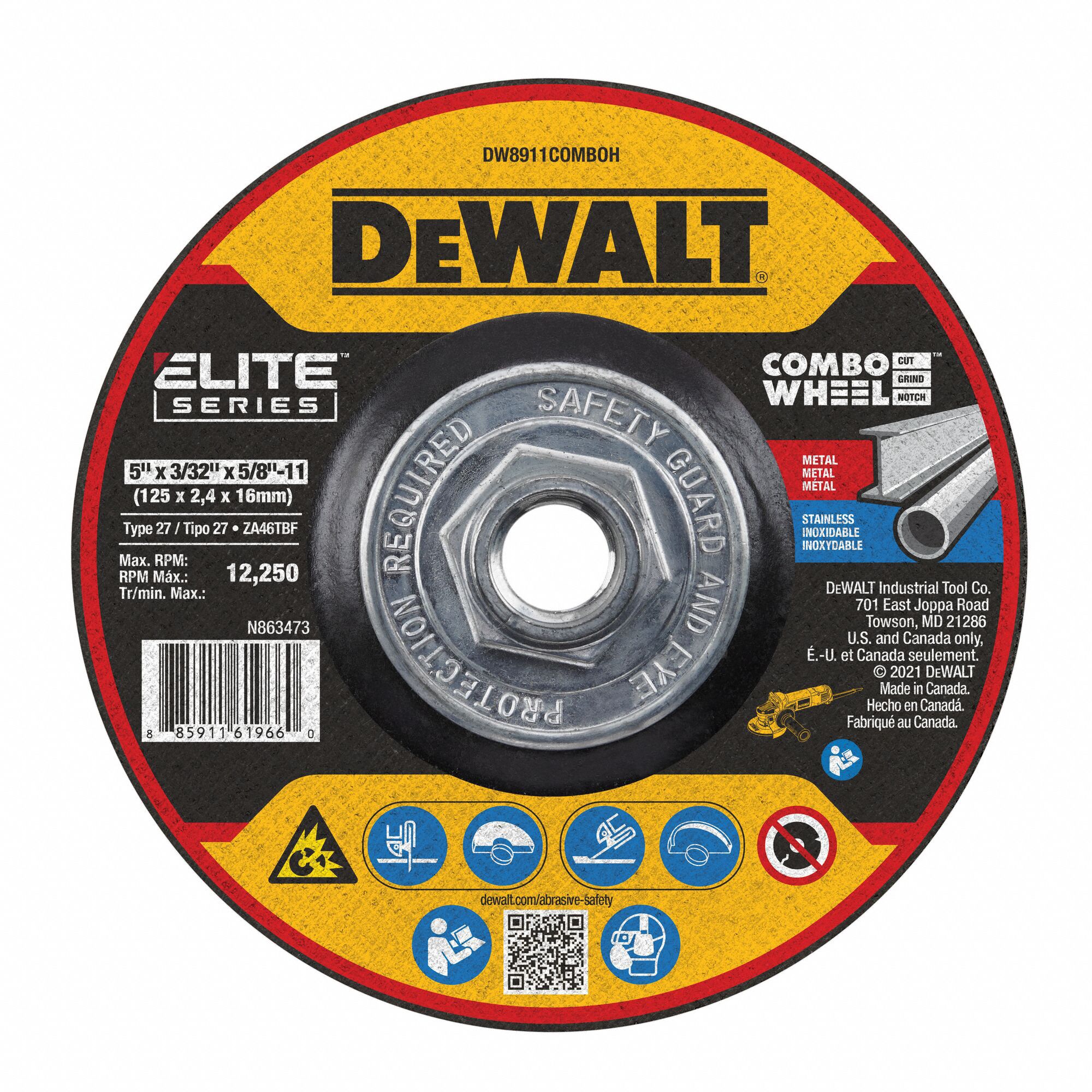 Abrasive Cut-Off/Grind Wheel Type 27