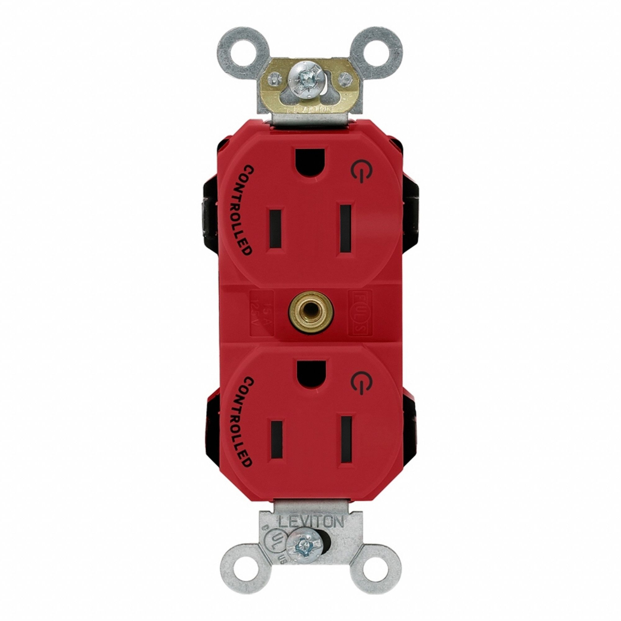 Lev-Lok Dup 15A 125V 2MCtrl Self-Gr Red