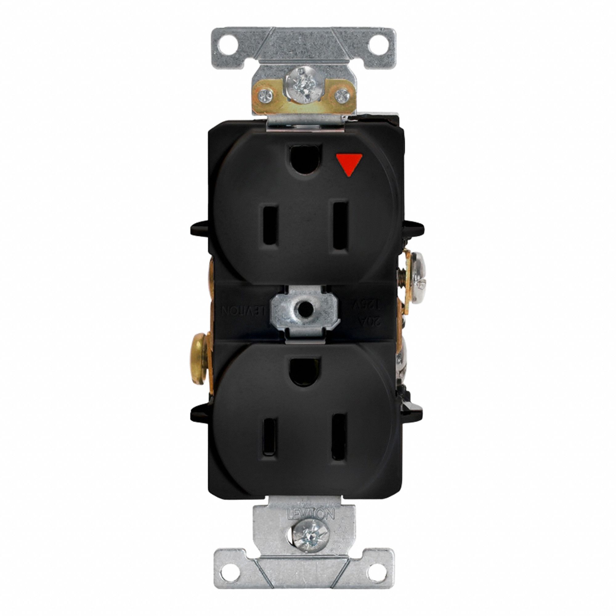 Duplex Receptacle Outlet 15A Black 125V