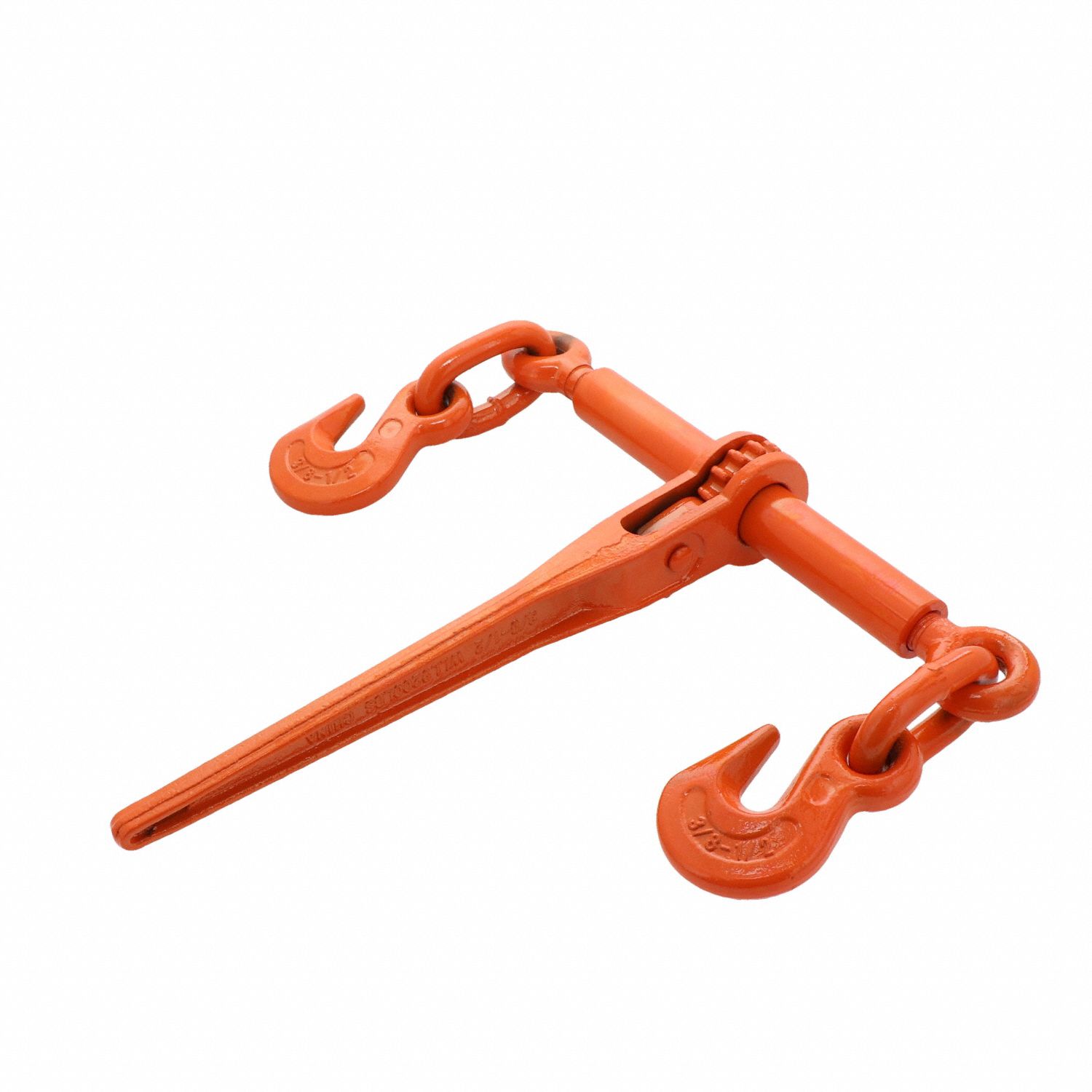 Load Binder: 6, 600 lb Working Load Limit, 3/8 in_5/16 in Compatible Chain Size, Steel