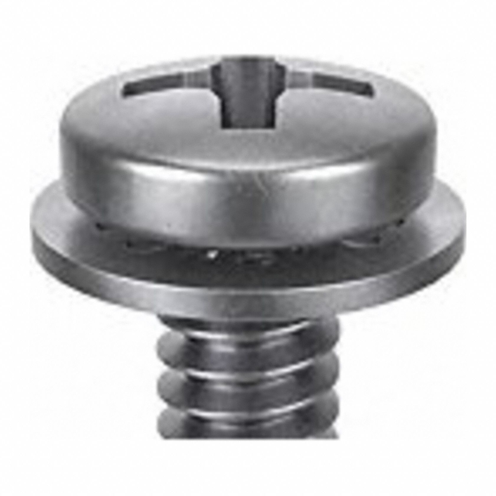 SEMS Screw: Internal Tooth, 1/4"-20 Thread Size, 5/8 in Lg, Stainless Steel, Passivated, Pan