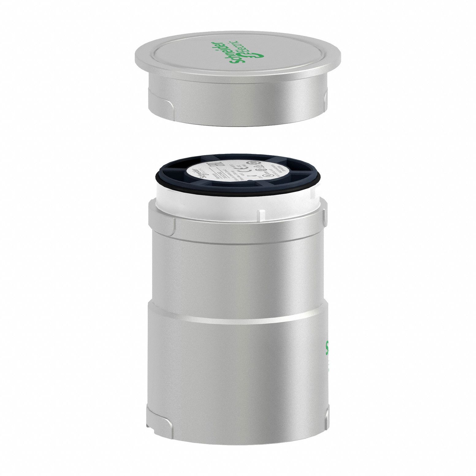 Tower Body: Tower Light Base, For XVU, 3 5/16 in Overall Ht, 2 3/8 in Overall Dia