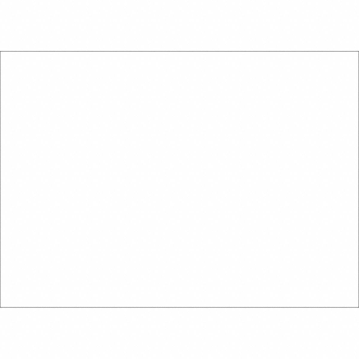 B55510H X14W WHITE SIGN BLANK
