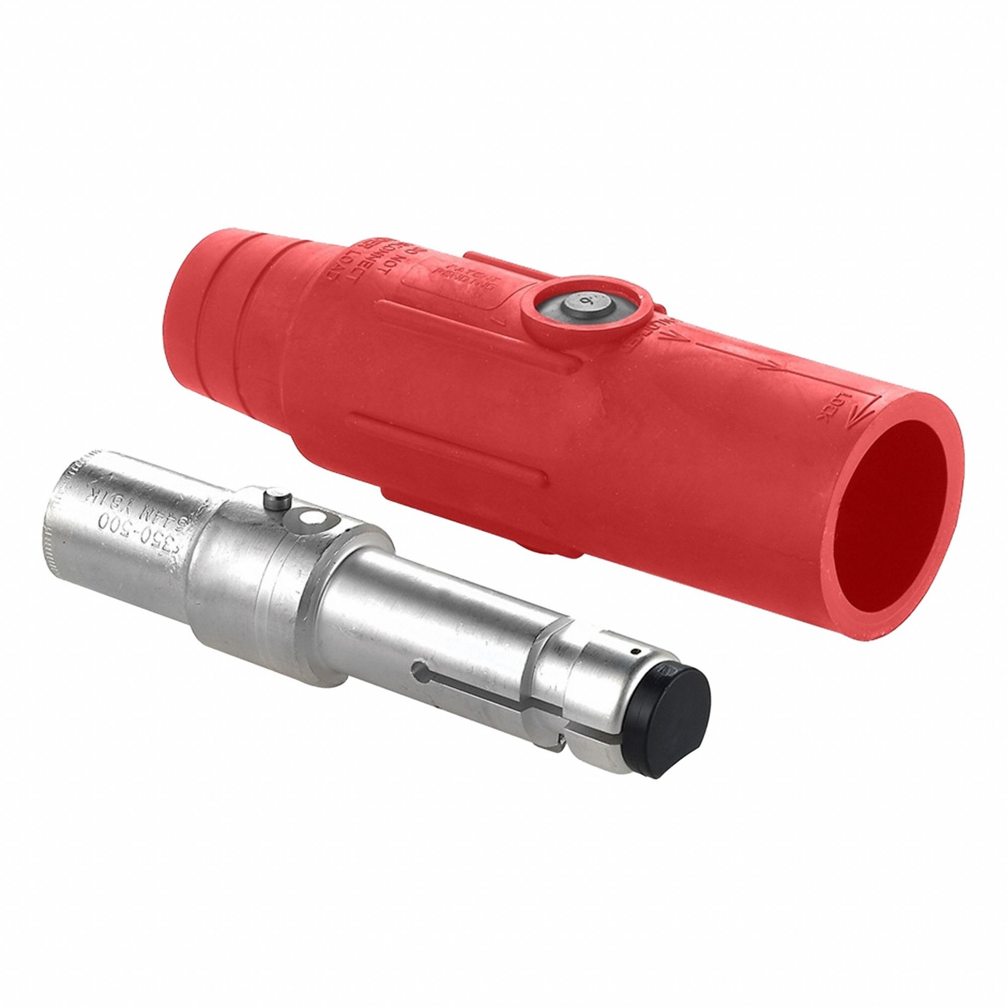 Male Plug: Male Plug, 600 A, Red