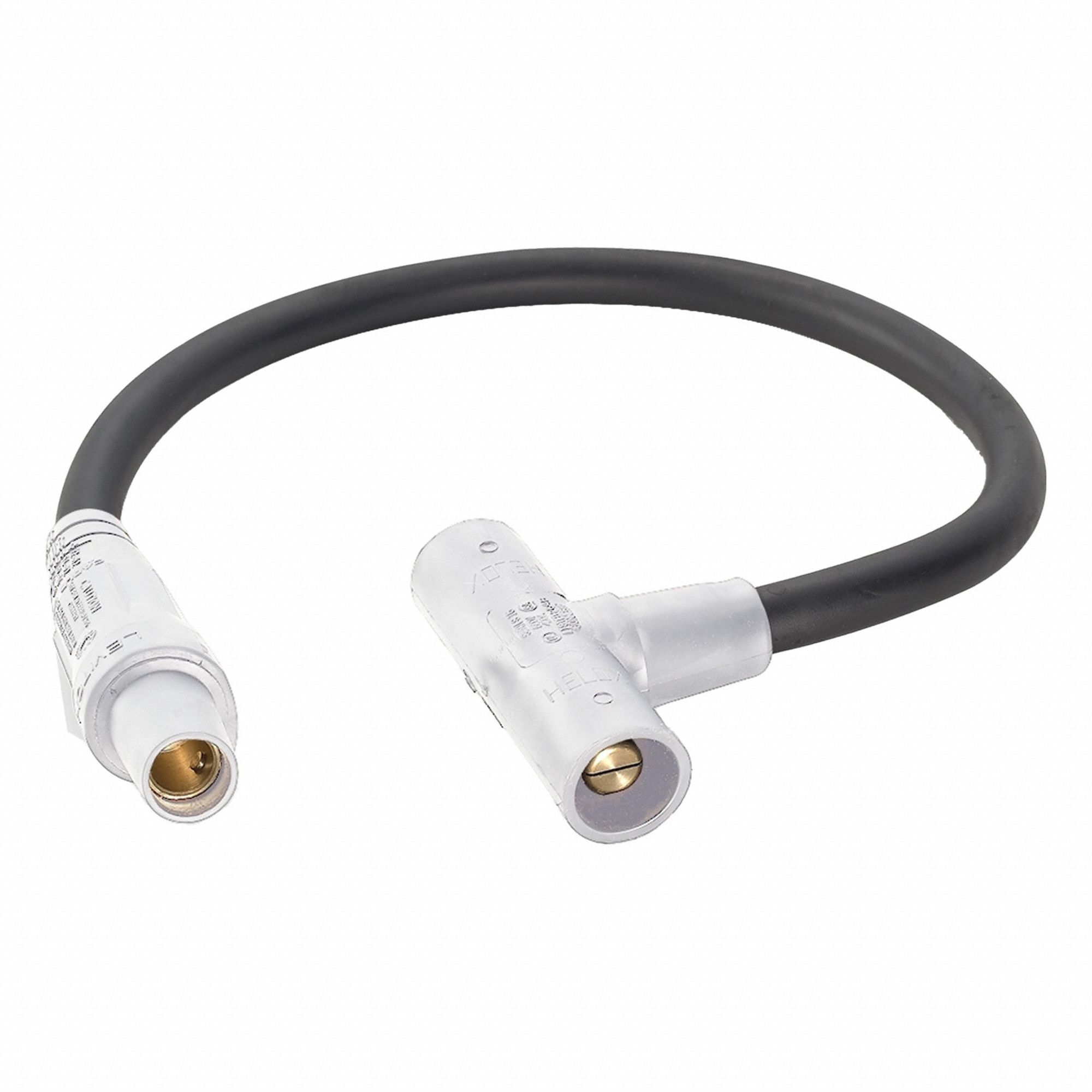 Tee Adapter: Male-Male-Female, 400 A, White