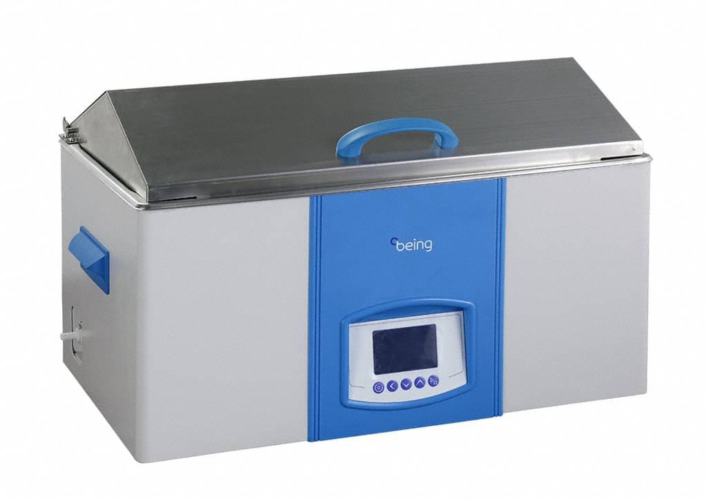 Water Bath: 20 L Capacity, 100°C Max Temp, Stainless Steel, +/-0.3°C, LCD, 120V AC