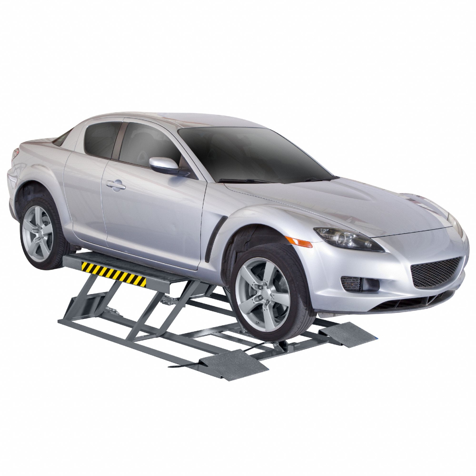 Vehicle Lift: Powertrain Scissor Lift, Electric/Hydraulic, 6, 000 lb Load Capacity, Steel