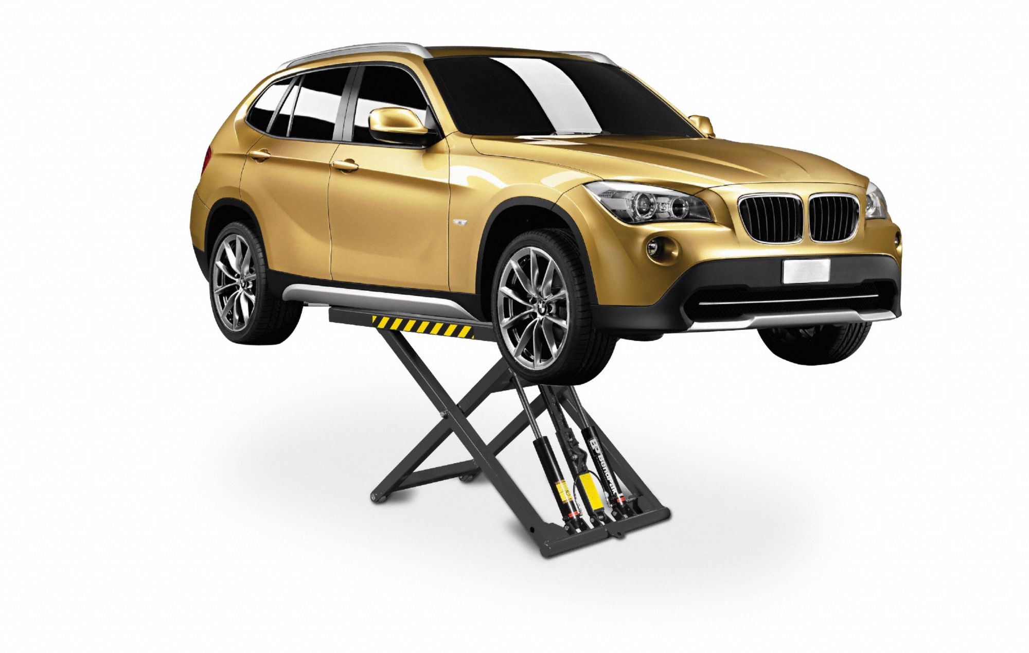 Vehicle Lift: Powertrain Scissor Lift, Hydraulic, 6, 000 lb Load Capacity, Steel, Lever