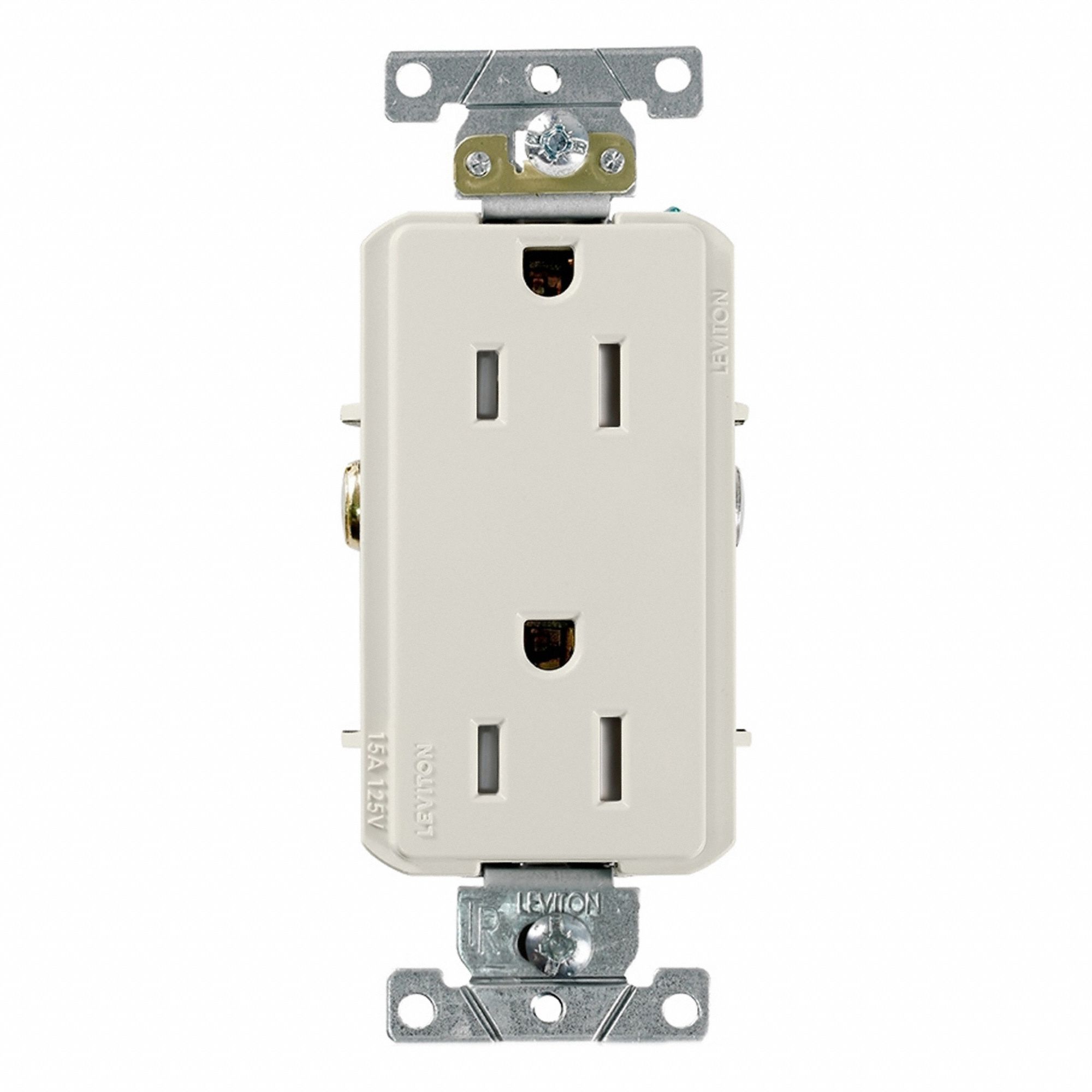 Decora Plus Duplex 15A 125V TR Lt Alm