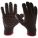 COATED GLOVES, M (8), KNIT GLOVE, FULL FINGER, RUBBER, COTTON, BLACK/BLACK