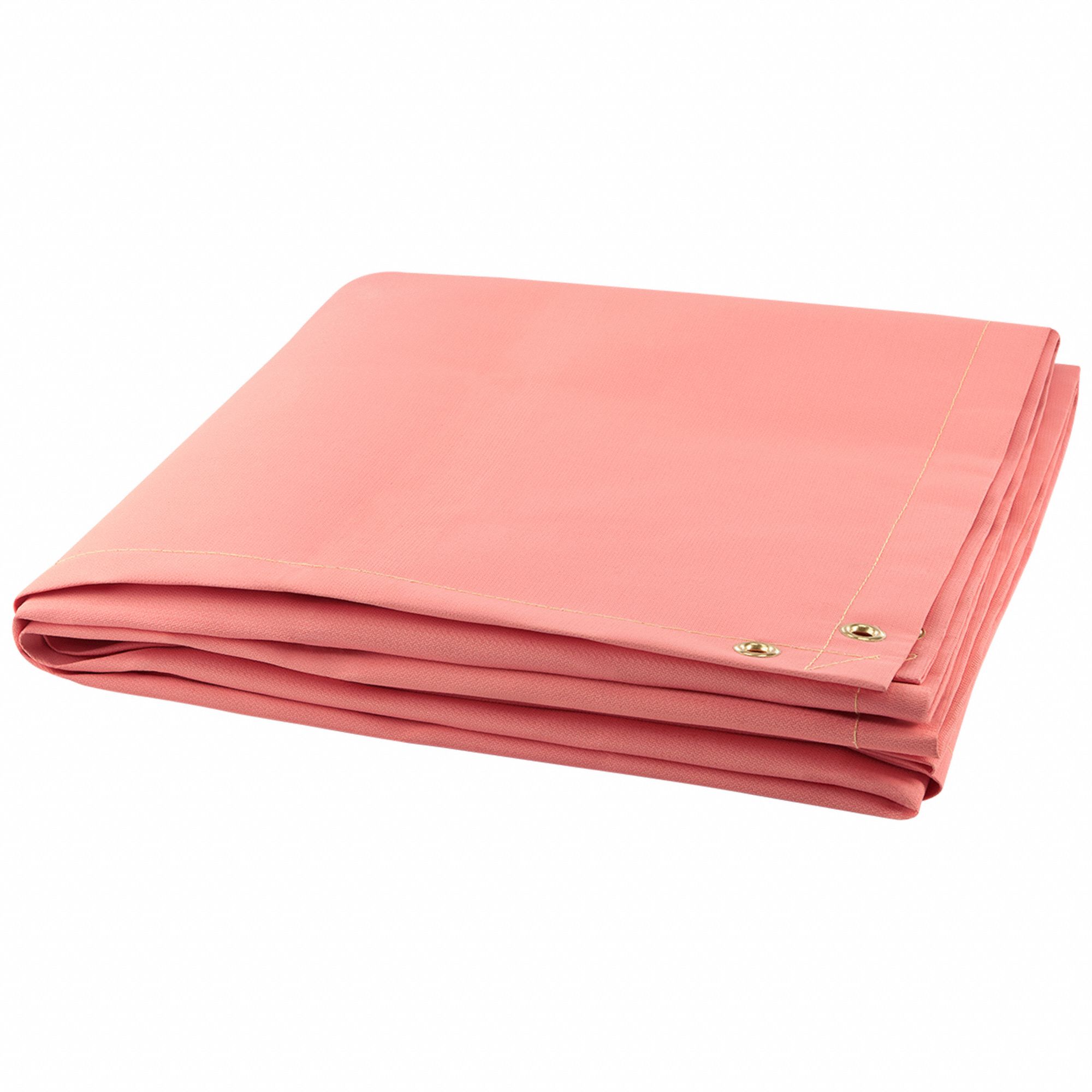 Welding Blanket: Acrylic-Coated Fiberglass, 6 ft Wd, 6 ft Lg, Pink, 16 oz/sq yd Material Wt
