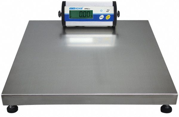 Bench Scale: 33 lb Wt Capacity, 11 3/4 in Weighing Surface Dp, kg/lb/lb/oz/oz, LCD