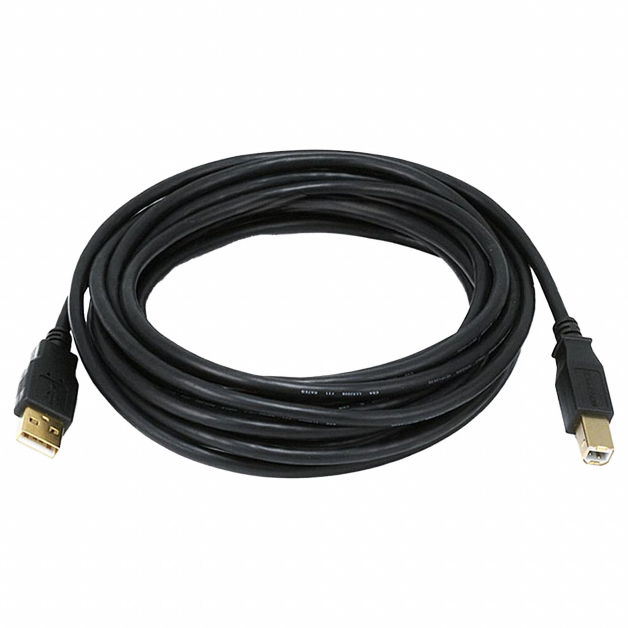 MONOPRICE, Type A End 1, Type B End 2, Standard USB Cable - 5XFW0|5440 ...