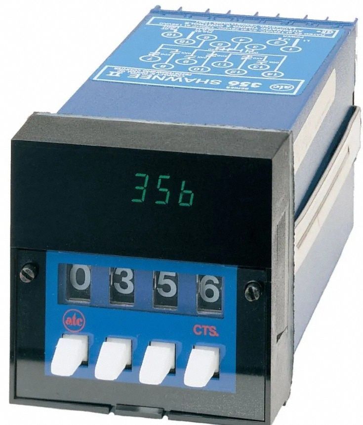 Alternating Relay: ARA Series, 120V AC, DPDT, Square, Panel Mounting