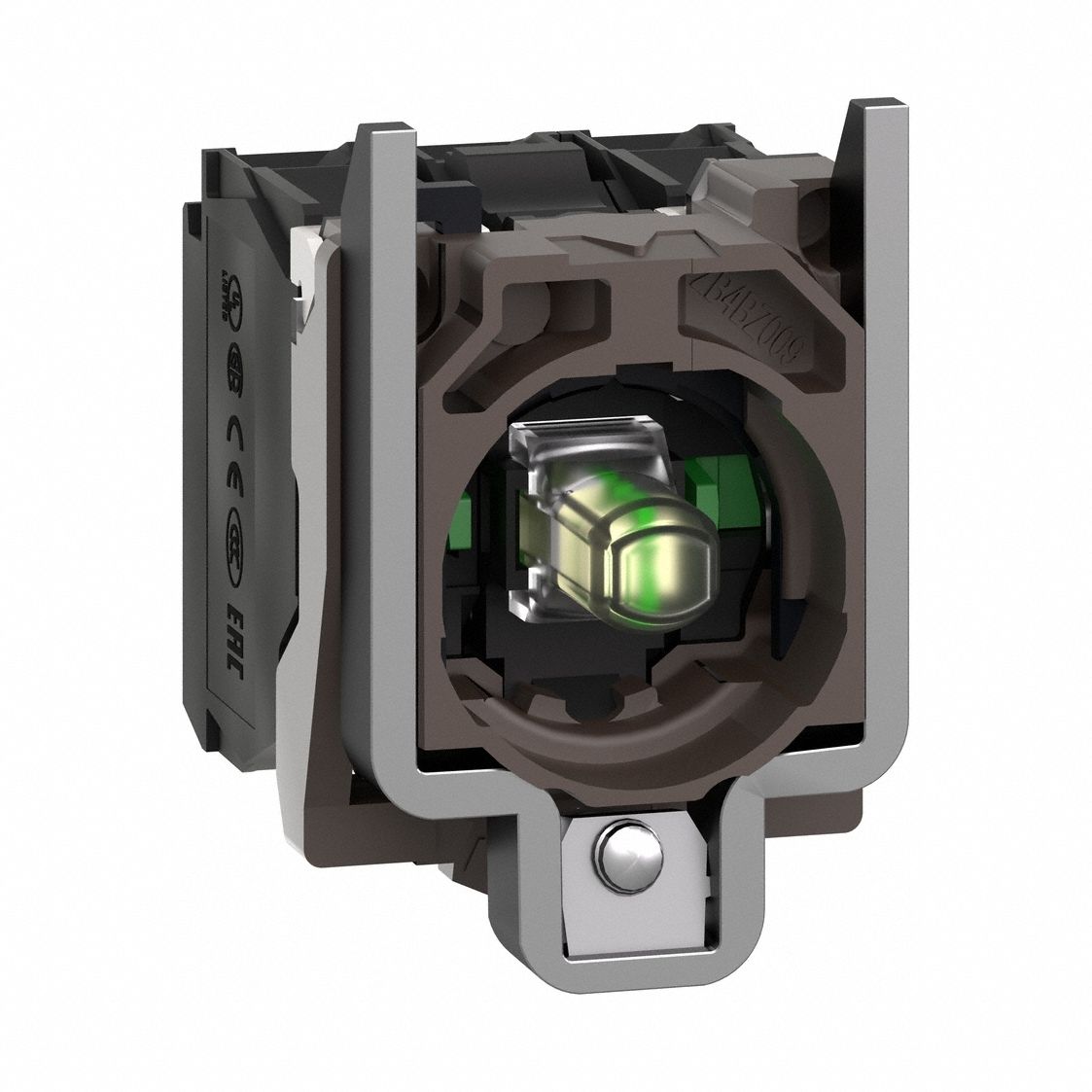 Lamp Module and Contact Block: 22 mm Panel Mounting Size, 2NO, White, LED