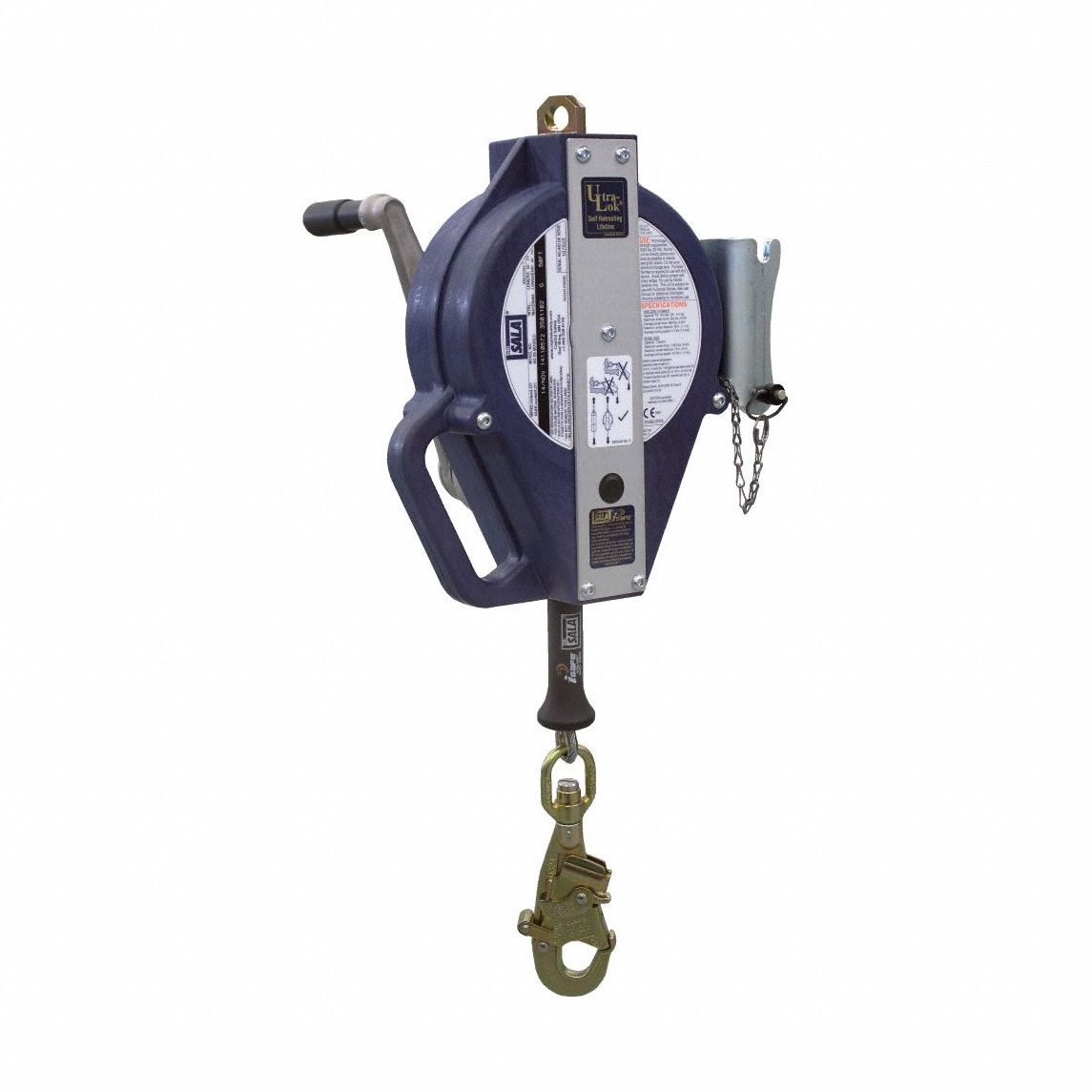 Tripod: 68 in to 7 ft Ht, 58 in to 77 in Base, 350 lb Wt Capacity, 60 ft Cable Lg